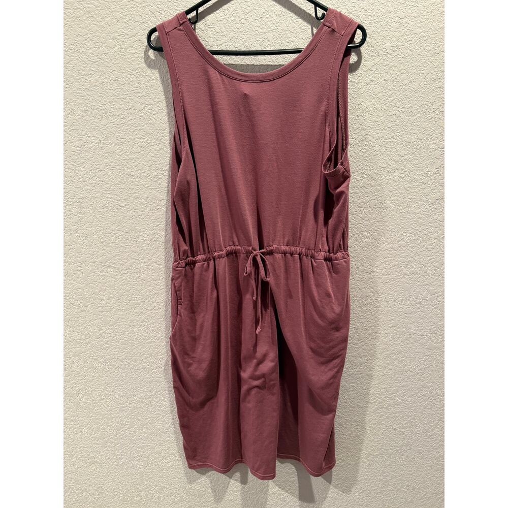Columbia Tie Waist Dress in Mauve Size XL